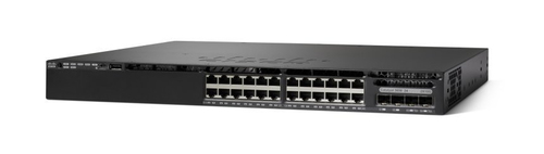 Bild von Cisco Catalyst WS-C3650-24TD-E Netzwerk-Switch Managed L3 Gigabit Ethernet (10/100/1000) 1U Schwarz