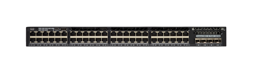 Bild von Cisco Catalyst WS-C3650-48PQ-E Netzwerk-Switch Managed L3 Gigabit Ethernet (10/100/1000) Power over Ethernet (PoE) 1U Schwarz