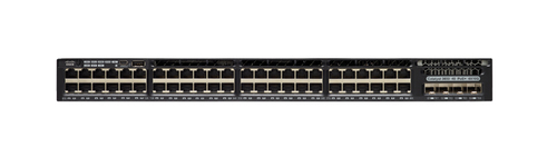 Bild von Cisco Catalyst WS-C3650-48PQ-L Netzwerk-Switch Managed L3 Gigabit Ethernet (10/100/1000) Power over Ethernet (PoE) 1U Schwarz