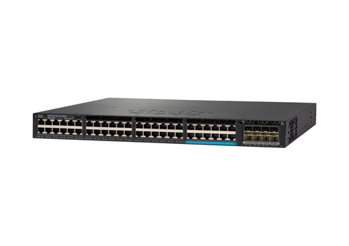 Bild von Cisco Catalyst WS-C3650-48TS-L Netzwerk-Switch Managed L3 Gigabit Ethernet (10/100/1000) 1U Schwarz