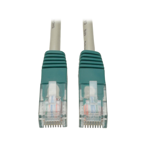 EATON TRIPPLITE Cat5e 350mHz Crossover Molded UTP Ethernet Cable RJ45m/M - Gray 7 ft. 2,13m