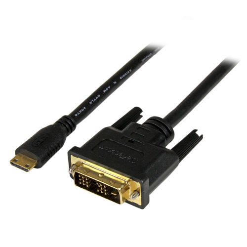 Bild von StarTech.com 1m Mini HDMI auf DVI Kabel - St/St