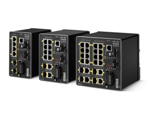 Bild von Cisco IE-2000U-4TS-G Netzwerk-Switch Managed Fast Ethernet (10/100) Schwarz