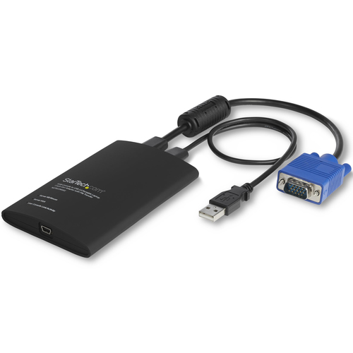 Bild von StarTech.com USB Crash Cart Adapter - Portables KVM Adapter - Laptop KVM Konsole für Headless Geräte/Server/ATM/POS/Embeded - Laptop KVM Konsole konverter - KVM Console Adapter