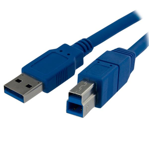 Bild von StarTech.com 1m SuperSpeed USB 3.0 A auf B Kabel - St/St