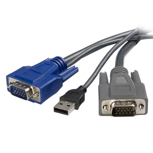 Bild von StarTech.com 1,8 m schlankes 2-in-1 USB VGA KVM-Kabel