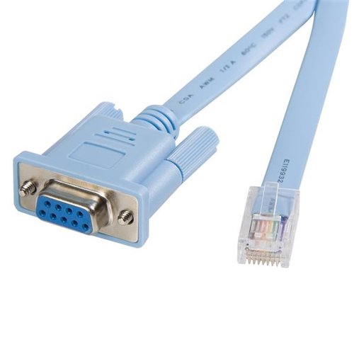 Bild von StarTech.com 1,8m RJ45 auf DB9 Cisco Konsolen Management Router Kabel - St/Bu
