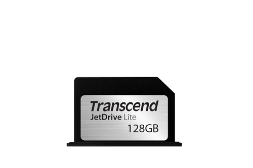 Bild von Transcend JetDrive Lite 330 128GB, 128 GB, 95 MB/s, 55 MB/s, Staubresistent, Schockresistent, Wasserfest, Schwarz, Silber