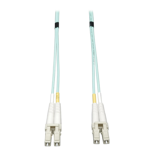 EATON TRIPPLITE 10Gb Duplex Multimode 50/125 OM3 LSZH Fiber Patch Cable LC/LC - Aqua 0,5M 20-in,