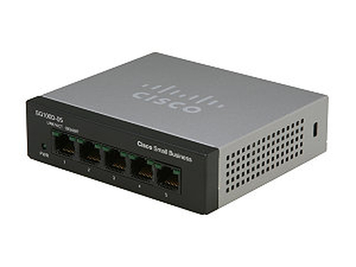 Bild von Cisco Small Business SF110D-05 Unmanaged L2 Fast Ethernet (10/100) Schwarz