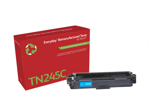 Bild von Everyday ™ Cyan wiederaufbereiteter Toner von Xerox, kompatibel mit Brother TN245C, High capacity