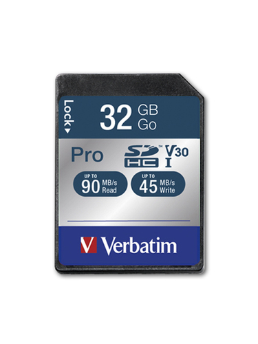 Bild von Verbatim Pro 32 GB SDHC UHS Klasse 10