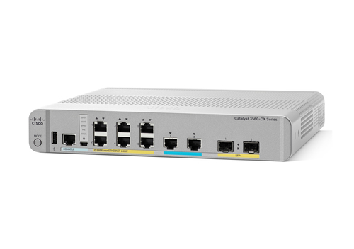 Bild von Cisco 3560-CX Managed L2 Gigabit Ethernet (10/100/1000) Power over Ethernet (PoE) Grau