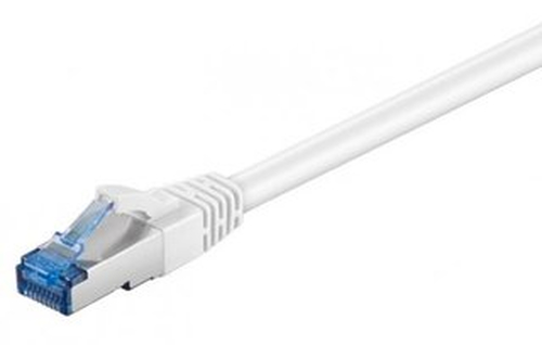 Bild von M-Cab CAT6A Netzwerkkabel S-FTP,PIMF, halogenfrei, 10GB, weiss, 1.00m