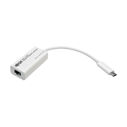 EATON TRIPPLITE USB-C to Gigabit Network Adapter Thunderbolt 3 Compatibility White