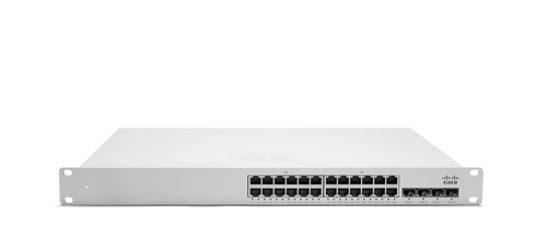 Bild von Cisco MS350-24P Managed L3 Gigabit Ethernet (10/100/1000) Power over Ethernet (PoE) 1U Grau