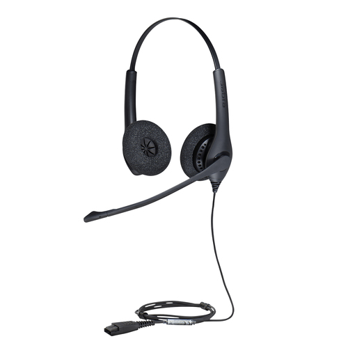 Bild von Jabra Biz 1500 Duo QD Kopfhörer Kabelgebunden Kopfband Büro/Callcenter Bluetooth Schwarz