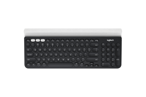 Bild von Logitech K780 Multi-Device Wireless Keyboard Tastatur Universal RF Wireless + Bluetooth QWERTY US International Grau, Weiß