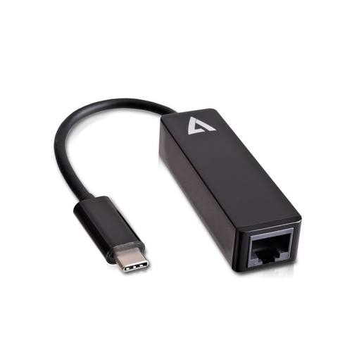 V7 USB-C TO ETHERNET ADAPTER BLAC