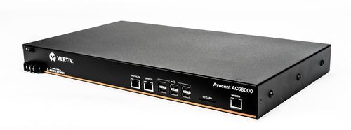 Bild von Vertiv Avocent ACS8000 Konsolenserver (32 Ports) mit dualer Gleichstromversorgung und Analogmodem