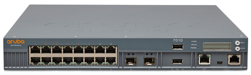 Bild von Aruba, a Hewlett Packard Enterprise company Aruba 7010 (US) Netzwerk-Management-Gerät 4000 Mbit/s Eingebauter Ethernet-Anschluss Power over Ethernet (PoE)
