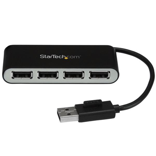 Bild von StarTech.com Mobiler 4-Port-USB 2.0-Hub mit integriertem Kabel