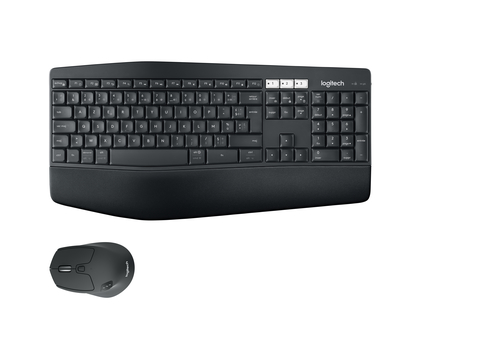 Bild von Logitech MK850 Performance Tastatur Maus enthalten Universal RF Wireless + Bluetooth AZERTY Französisch Schwarz