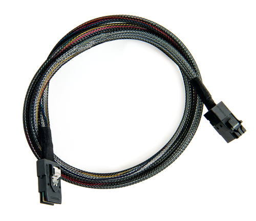 Bild von Microsemi ADAPTEC I-HDMSAS-MSAS-.5M CABLE 0,5 m 6 Gbit/s Schwarz