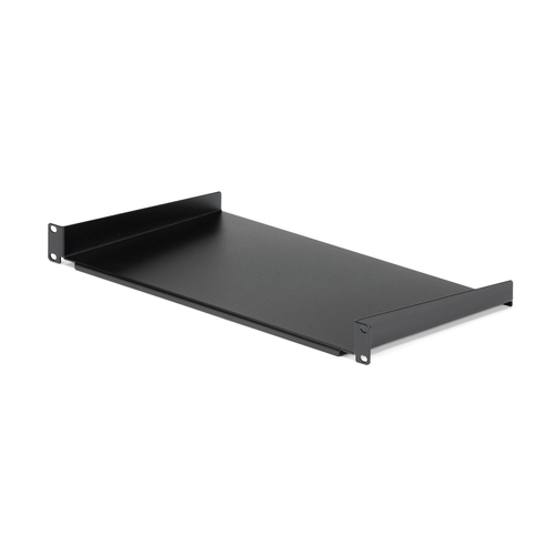 Bild von StarTech.com 1HE Serverschrank Fachboden - 1U Universal-Rack-Montage-Server-Rack-Regal für 19 Zoll Netzwerkschränke - Heavy Duty Stahl - Tragfähigkeit 20 kg - 25cm tiefe Ablage, schwarz