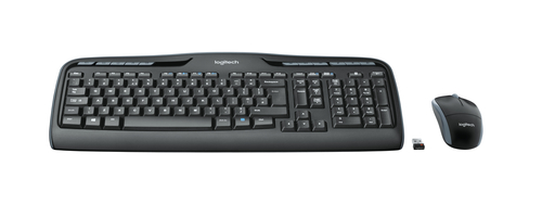 Bild von Logitech Wireless Combo MK330 Tastatur Maus enthalten Büro USB QWERTZ Deutsch Schwarz