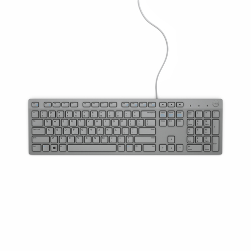 Bild von DELL KB216 Tastatur USB QWERTZ Deutsch Grau