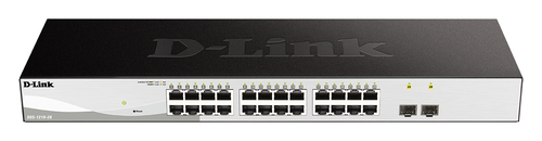 Bild von D-Link DGS-1210-26 Netzwerk-Switch Managed L2 Gigabit Ethernet (10/100/1000) 1U Schwarz, Grau