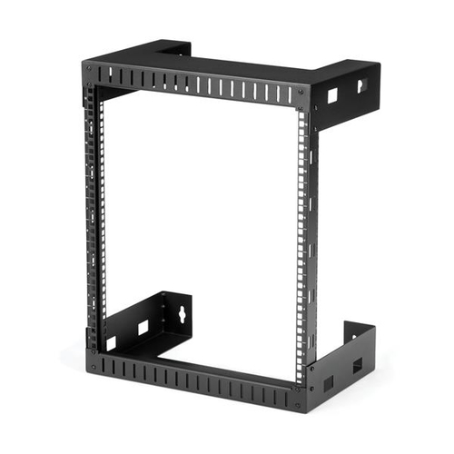 Bild von StarTech.com 2-Pfosten 12HE Heavy-Duty Wandmontage Netzwerk-Rack, 19&quot; Open Frame Server Rack, 12&quot; Tief, Wandmontage Daten-Rack für IT / AV / Patch Panel / Computer Geräte - Käfigmuttern und Schrauben inkl.