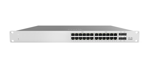 Bild von Cisco Meraki MS120-24P Managed L2 Gigabit Ethernet (10/100/1000) Power over Ethernet (PoE) 1U Grau