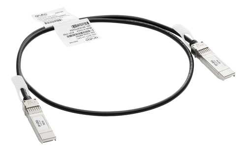 Bild von Aruba 10G SFP+ / SFP+ 1m InfiniBand/Glasfaserkabel SFP+ Schwarz