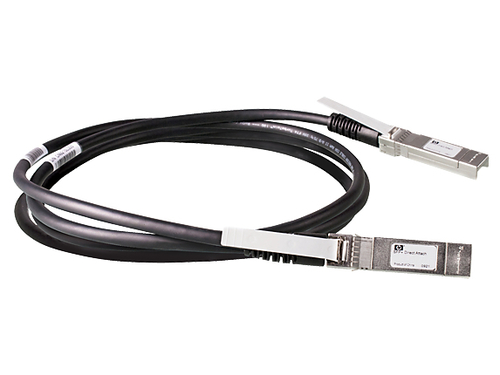 Bild von Hewlett Packard Enterprise 10G SFP+ to SFP+ 3m Direct Attach Copper InfiniBand-Kabel SFP+ Schwarz