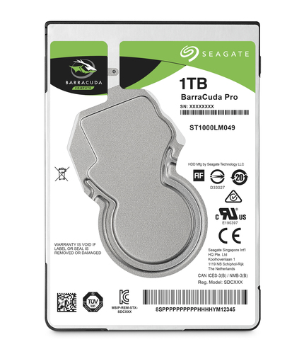 Bild von Seagate Barracuda Pro Interne Festplatte 1 TB 7200 RPM 128 MB 2.5&quot; Serial ATA III