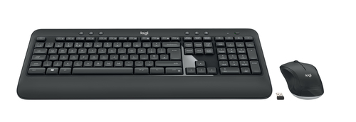 Bild von Logitech Advanced MK540 Tastatur Maus enthalten Universal RF Wireless QWERTZ Slowakisch Schwarz, Weiß