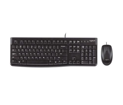 Bild von Logitech Desktop MK120 Tastatur Maus enthalten USB QWERTY UK Englisch Schwarz