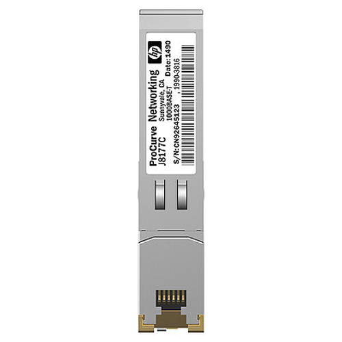 Bild von HPE X120 1G SFP RJ-45 T Netzwerk-Transceiver-Modul Kupfer 1000 Mbit/s