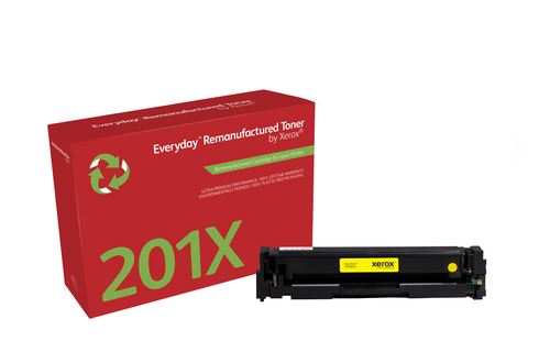 Bild von Everyday ™ Gelb wiederaufbereiteter Toner von Xerox, kompatibel mit HP 201X (CF402X), High capacity