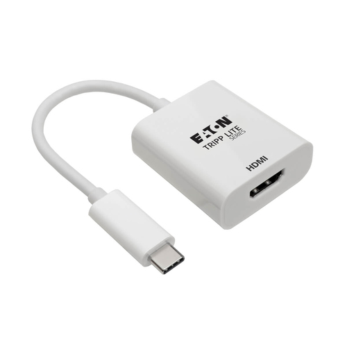 EATON TRIPPLITE USB-C to HDMI Adapter M/F - 4K 60Hz HDCP 2.2 White