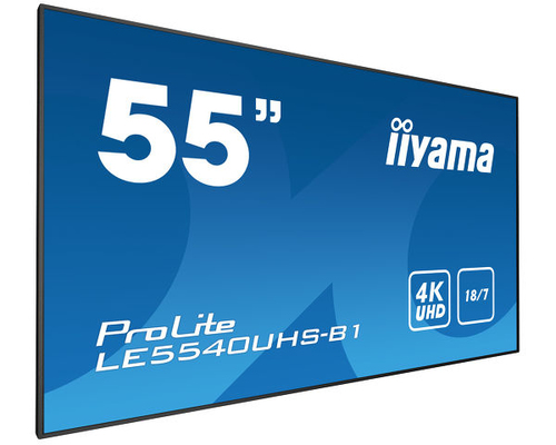Bild von iiyama LE5540UHS-B1 Signage-Display 138,7 cm (54.6 Zoll) LED 350 cd/m² 4K Ultra HD Schwarz Android 18/7