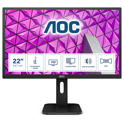 Bild von AOC P1 22P1 Computerbildschirm 54,6 cm (21.5&quot;) 1920 x 1080 Pixel Full HD LED Schwarz