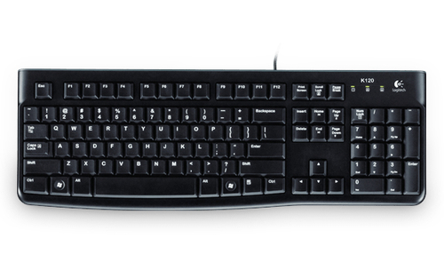 Bild von Logitech Keyboard K120 for Business Tastatur Büro USB QWERTY Italienisch Schwarz