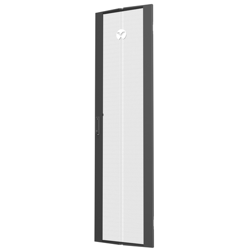 Bild von Vertiv 48 HE × Breite 800 mm, einfach perforierte Tür, Schwarz (1 Stück)