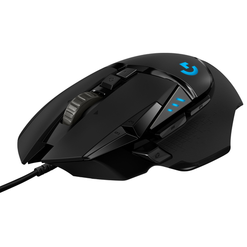 Bild von Logitech G G502 Hero Maus Gaming rechts USB Typ-A Optisch 25600 DPI