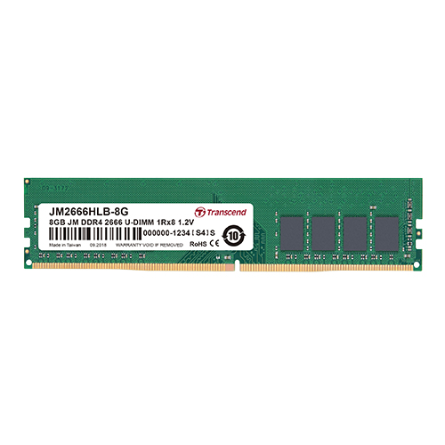 Bild von Transcend JetRam JM2666HLB-8G Speichermodul 8 GB 1 x 8 GB DDR4 2666 MHz