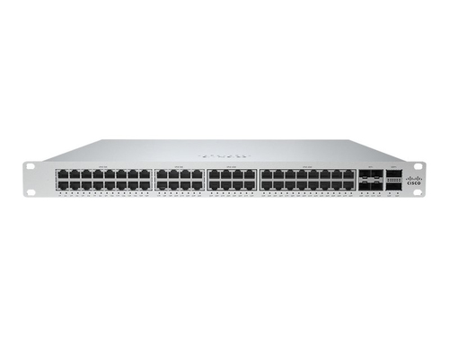 Bild von Cisco Meraki MS355-48X-HW Netzwerk-Switch Managed L3 10G Ethernet (100/1000/10000) Power over Ethernet (PoE) 1U Silber