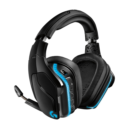 Bild von Logitech G G935 Kopfhörer Kabellos Kopfband Gaming Schwarz, Blau